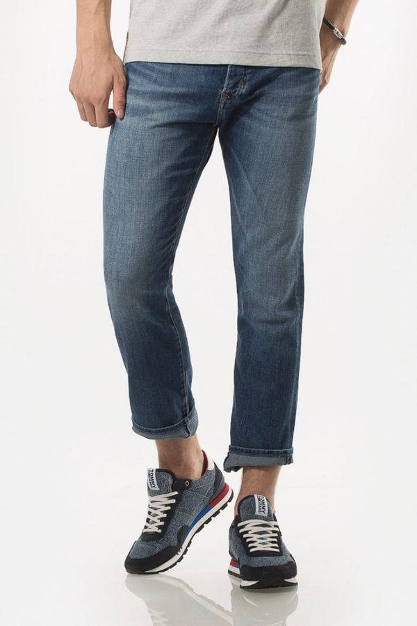 Tommy Hilfiger Tommy Jeans Jeans - TOMMY HILFIGER STRAIGHT SLATER DEDBLCO blue