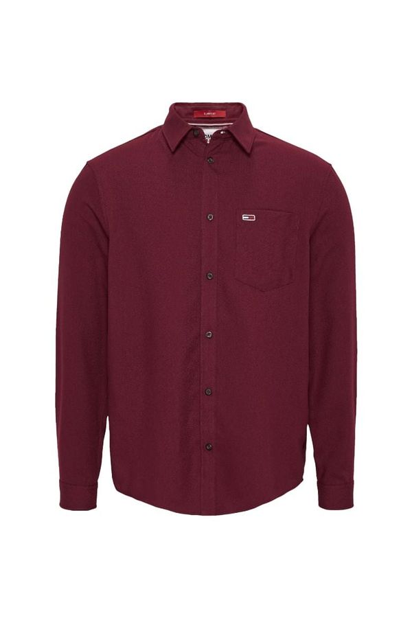 Tommy Hilfiger Tommy Jeans Shirt - TJM SOLID FLANNEL SH red