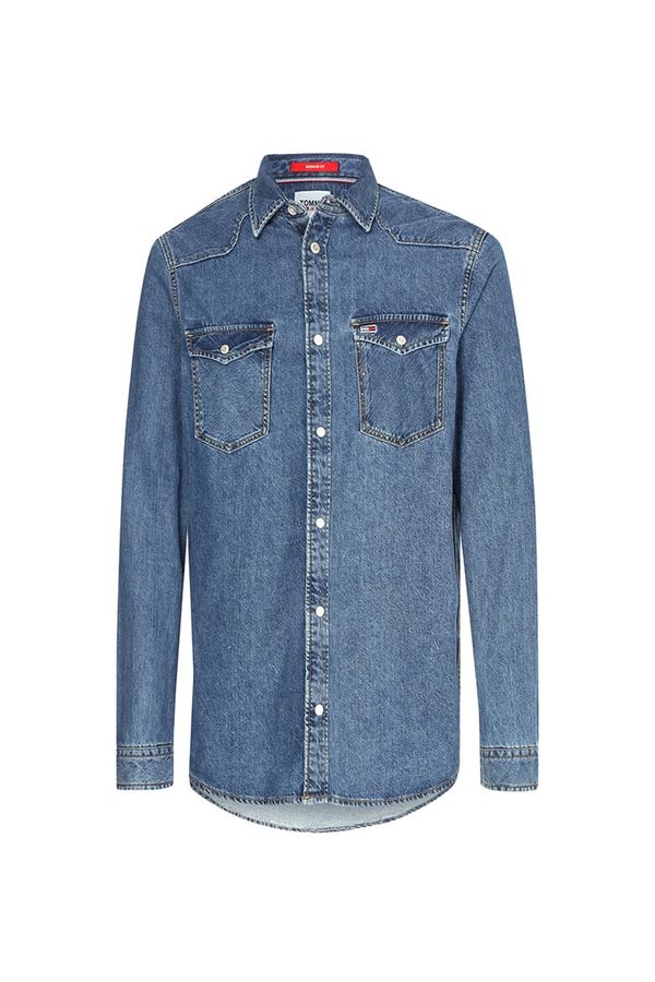 Tommy Hilfiger Jeans Tommy Jeans Shirt - TJM WESTERN DENIM SHIRT light-blue