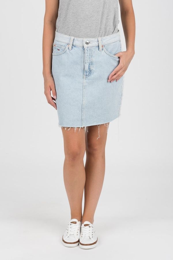 Tommy Hilfiger Jeans Tommy Jeans Skirt - SHORT DENIM SKIRT BRGHTL light blue