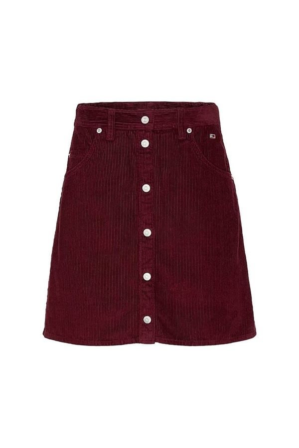 Tommy Hilfiger Tommy Jeans Skirt - TJW CORDUROY MINI SK red