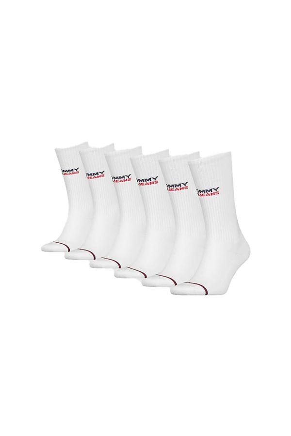 Tommy Hilfiger Tommy Jeans Socks - TH UNI TJ SOCK 3P GIFTBOX BACK TO SCHOOL white