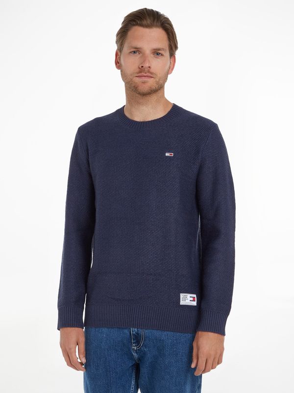Tommy Hilfiger Tommy Jeans Sweater - TJM REG STRUCTURED S blue