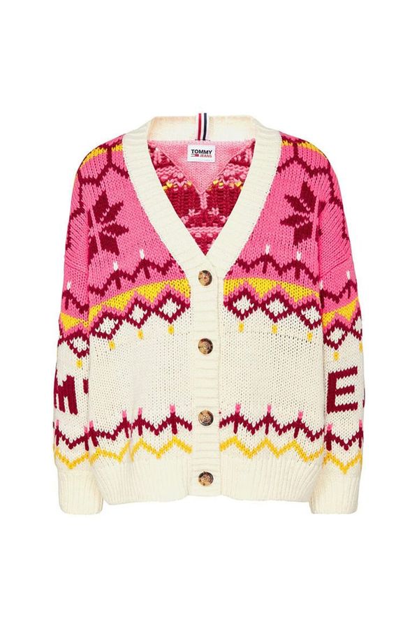 Tommy Hilfiger Jeans Tommy Jeans Sweater - TJW FAIRISLE CARDIGAN colourful