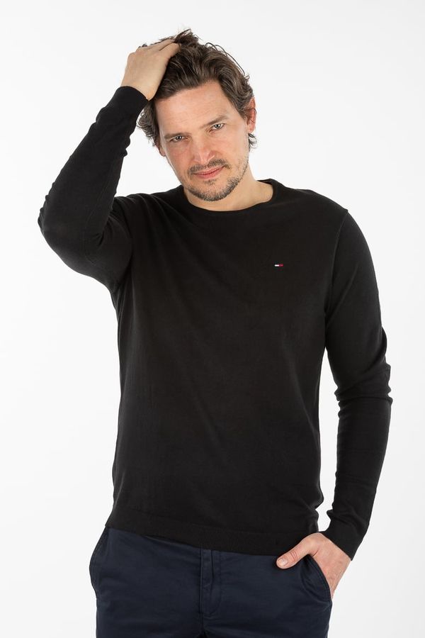 Tommy Hilfiger Tommy Jeans Sweater - TOMMY HILFIGER TJM ORIGINAL CREW NECK SWEATER black
