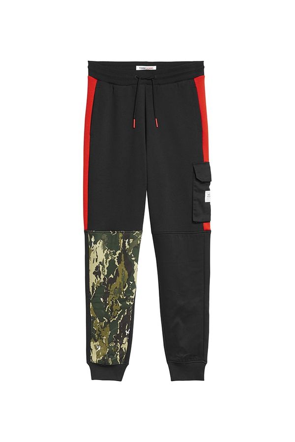 Tommy Hilfiger Jeans Tommy Jeans Sweatpants - TJM CAMO BLOCK SWEATPANT black