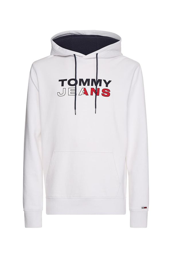 Tommy Hilfiger Tommy Jeans Sweatshirt - TJM ENTRY HOODIE white