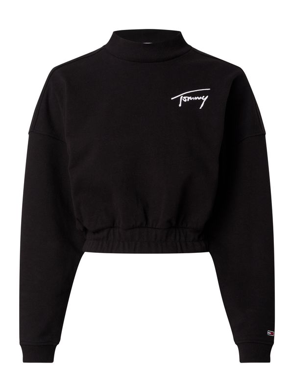 Tommy Hilfiger Tommy Jeans Sweatshirt - TJW BXY CROP SIGNATU black