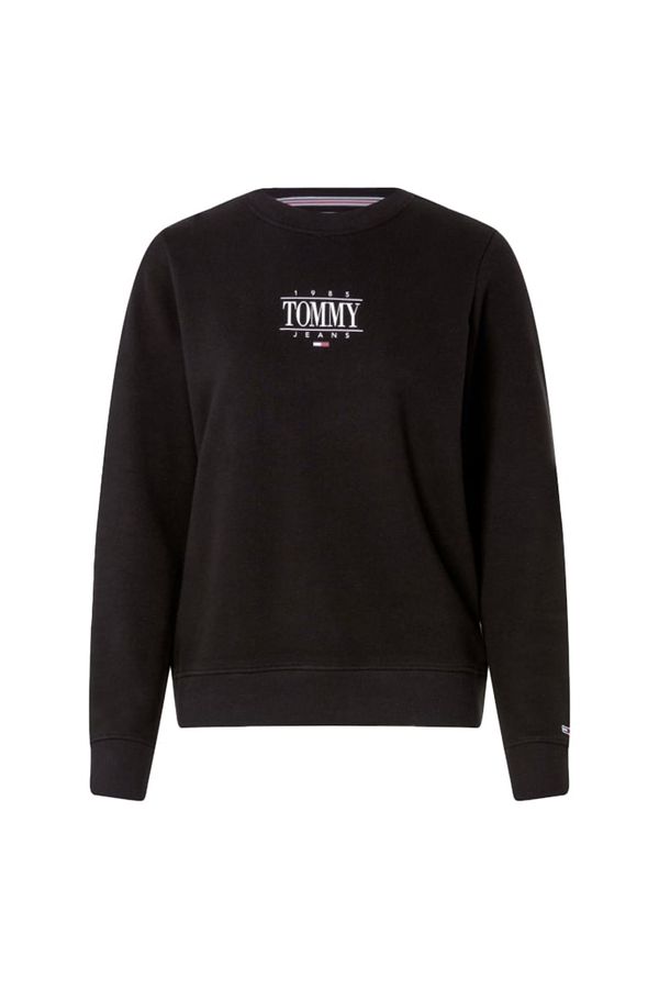 Tommy Hilfiger Tommy Jeans Sweatshirt - TJW REG ESSENTIAL LOGO 1 CREW black