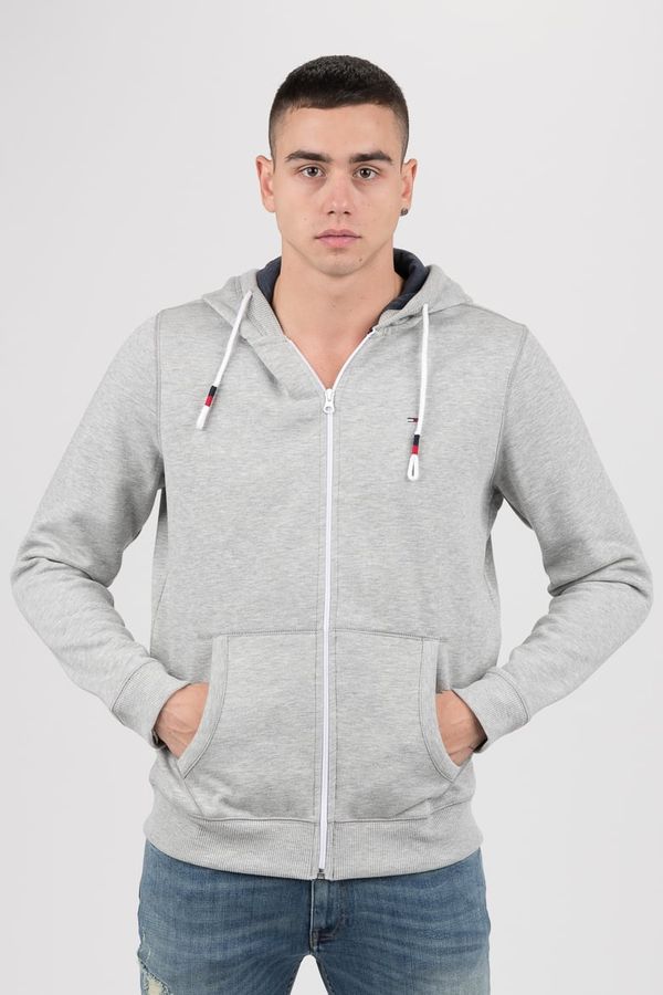 Tommy Hilfiger Tommy Jeans Sweatshirt - TOMMY HILFIGER TJM ORIGINAL ZIP HOODIE grey