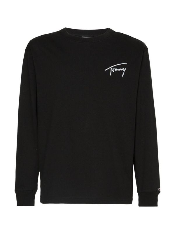 Tommy Hilfiger Jeans Tommy Jeans T-Shirt - TJM TOMMY SIGNATURE LS TEE black