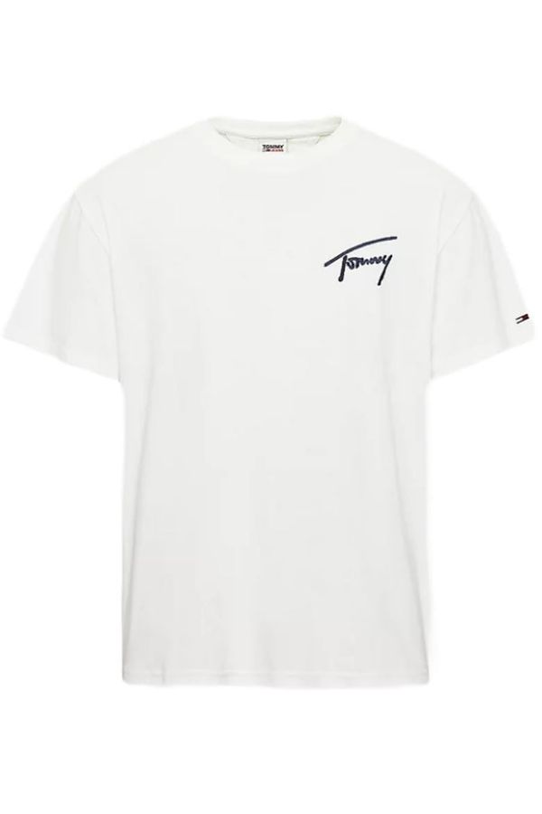 Tommy Hilfiger Tommy Jeans T-Shirt - TJM TOMMY SIGNATURE TEE white