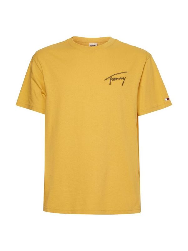 Tommy Hilfiger Tommy Jeans T-Shirt - TJM TOMMY SIGNATURE TEE yellow
