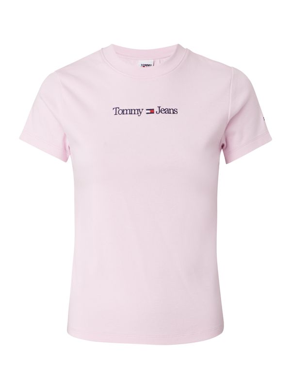 Tommy Hilfiger Tommy Jeans T-shirt - TJW BABY SERIF LINEA pink