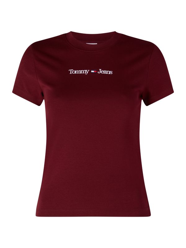 Tommy Hilfiger Tommy Jeans T-shirt - TJW BABY SERIF LINEA red