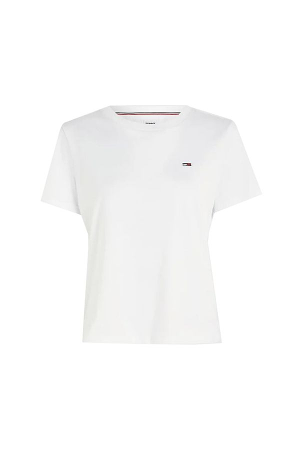 Tommy Hilfiger Tommy Jeans T-Shirt - TJW REGULAR JERSEY C NECK white