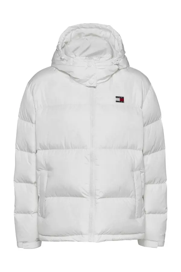 Tommy Hilfiger Tommy Jeans White Women's Puffer Jacket TJW ALASKA PUFFER EXT