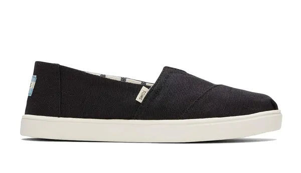 Toms Toms Alpargata Cupsole Slip-On črni