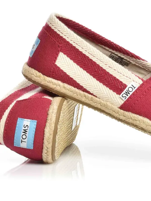 Toms Toms - Klasični rdeči espadrili