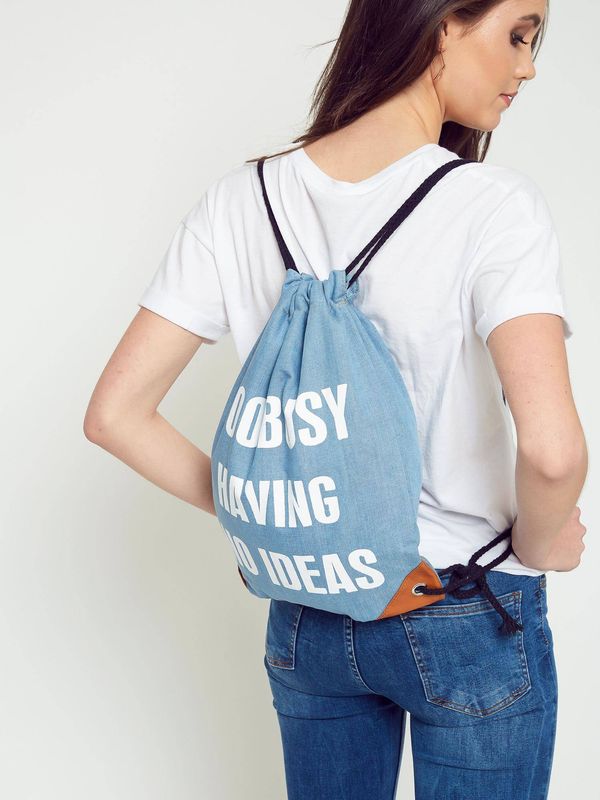 Yups Too Busy denim bag Blue