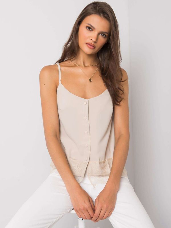 Modalinda Fashion Top-AI-TP-6015.12P-Light Beige