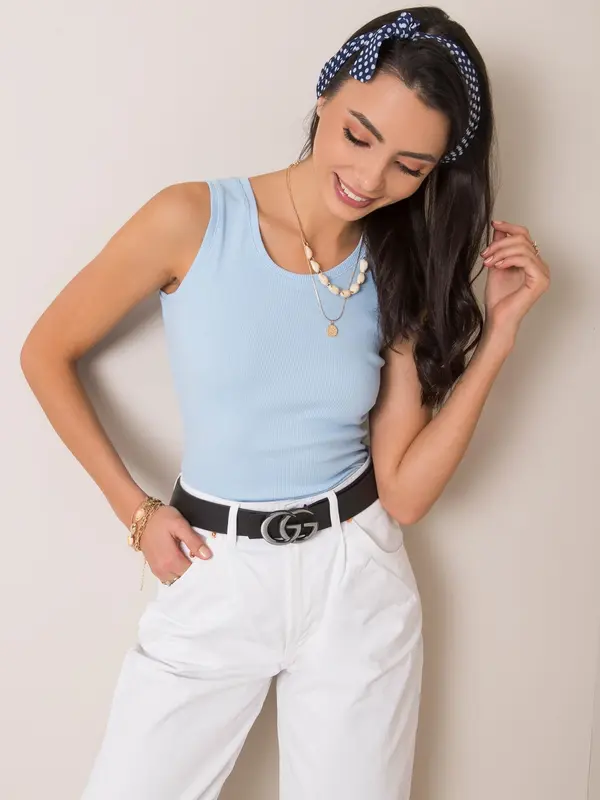 BASIC Feel Good Top-RV-TP-5589.25P-Light Blue
