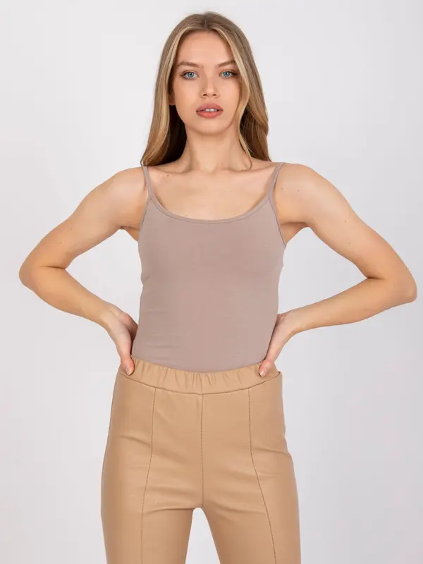 BASIC Feel Good Top-RV-TP-7540.04-dark beige