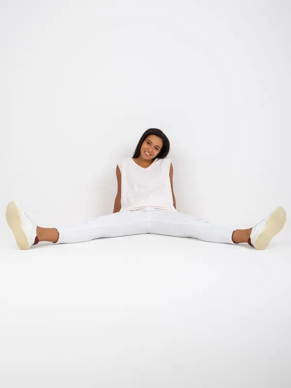 RELEVANCE Top-RV-TP-7952.93-White-Pink