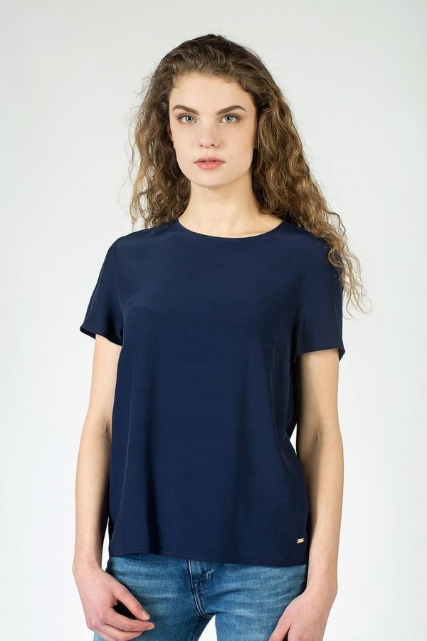 Tommy Hilfiger Top - TOMMY HILFIGER AVRIL TOP SS blue