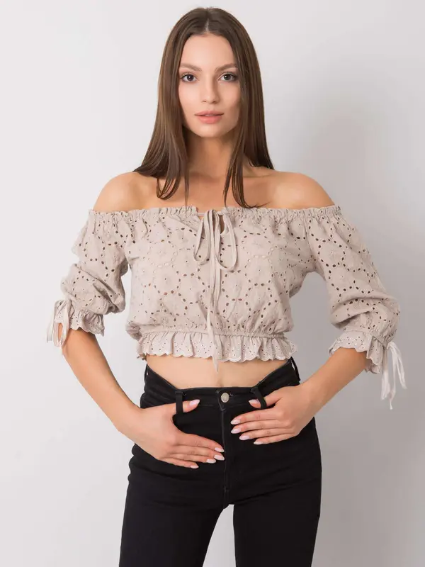 Och Bella Top-TW-TP-BI-25455.43-beige