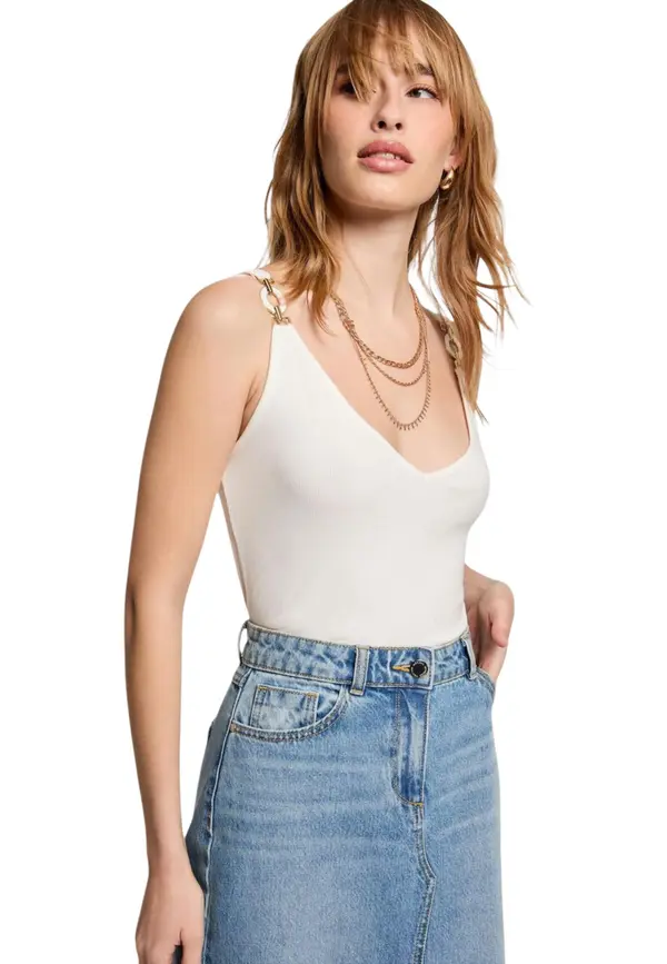 Morgan De Toi Top z V-izrezom Morgan De Toi