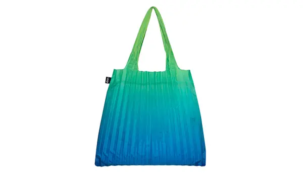 Loqi Torba LOQI PLEATED mavrično zelena