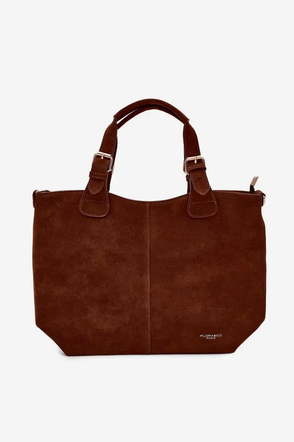FLORA & CO Torbica Flora&amp;Co Camel Clarette