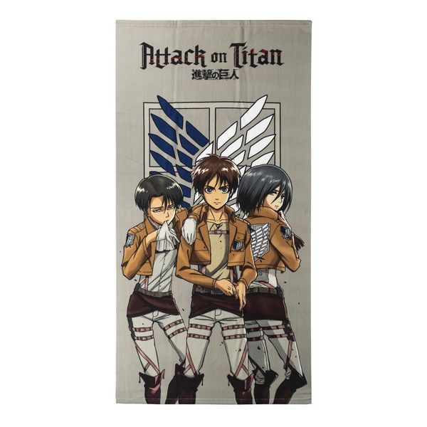 ATTACK ON TITAN TOWEL POLYESTER ATTACK ON TITAN