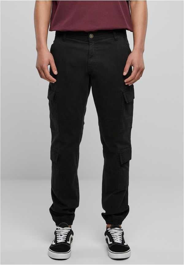 UC Men Tracksuit Bottoms Double Cargo Twill Black