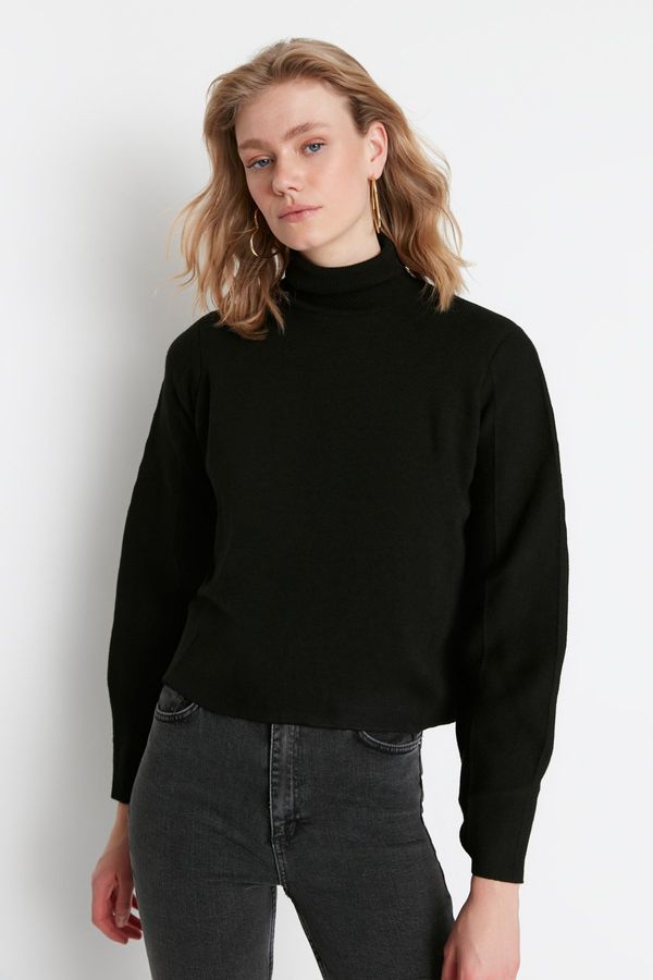 Trendyol Trendyol Black Basic Turtleneck Knitwear Sweater