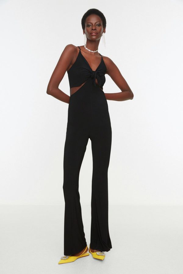 Trendyol Trendyol Black Cut Out Detailed Jumpsuit