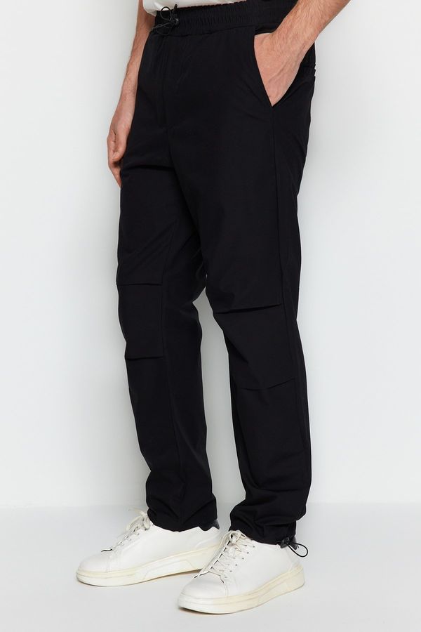 Trendyol Trendyol Black Jogger Fit Baggy Parachute Pants