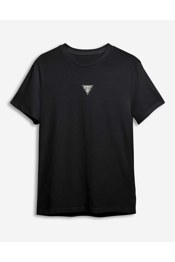 Trendyol Trendyol Black Logo Printed Regular Cut T-shirt