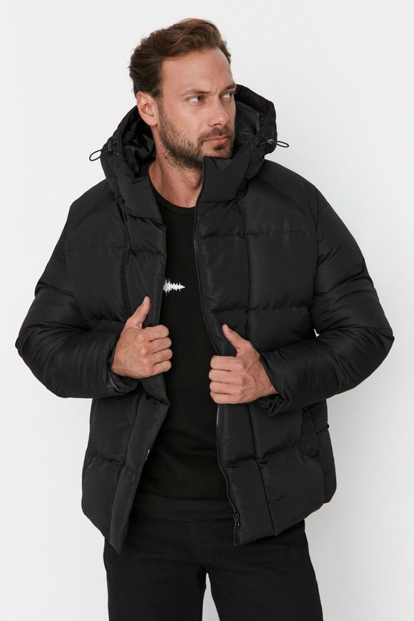 Trendyol Trendyol Black Oversize Windproof Puffer Jacket