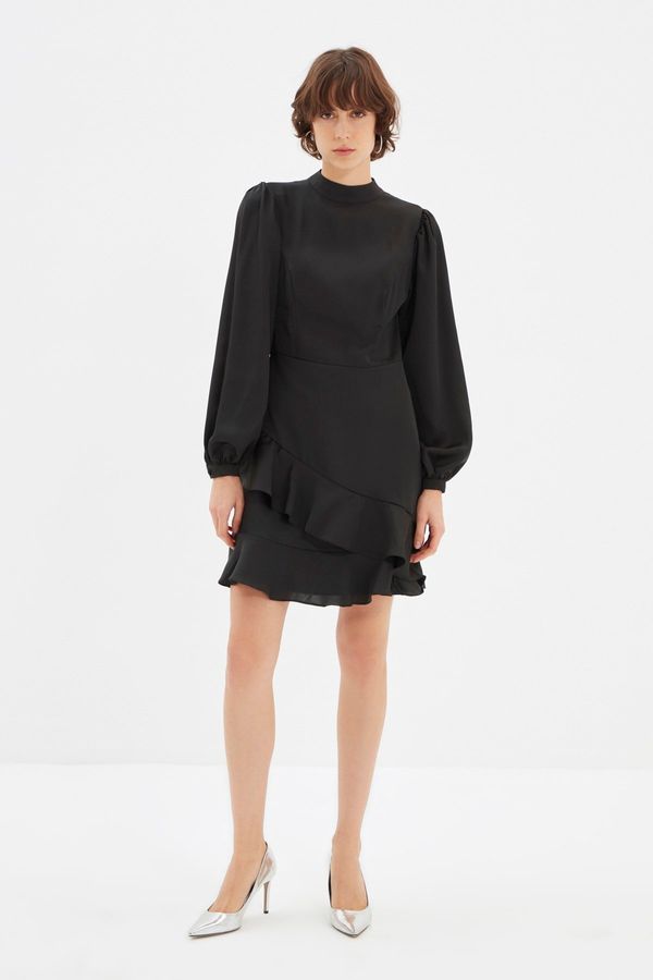 Trendyol Trendyol Black Ruffle Dress