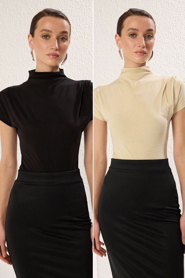 Trendyol Trendyol Black-Skin 2-Pack Knitted Underwear