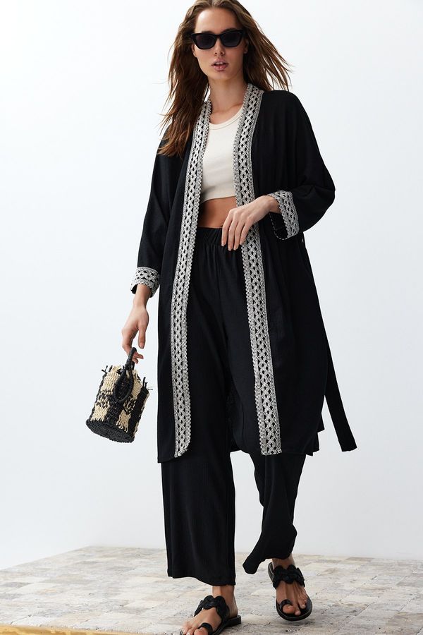 Trendyol Trendyol Black Woven Two Piece Set