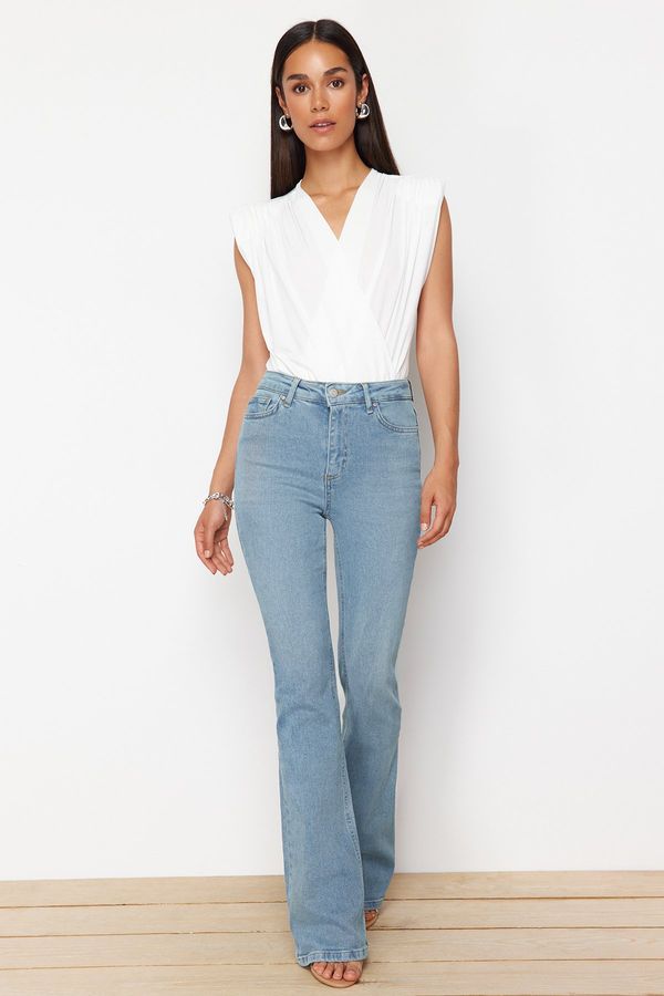 Trendyol Trendyol Blue High Waist Flare Jeans