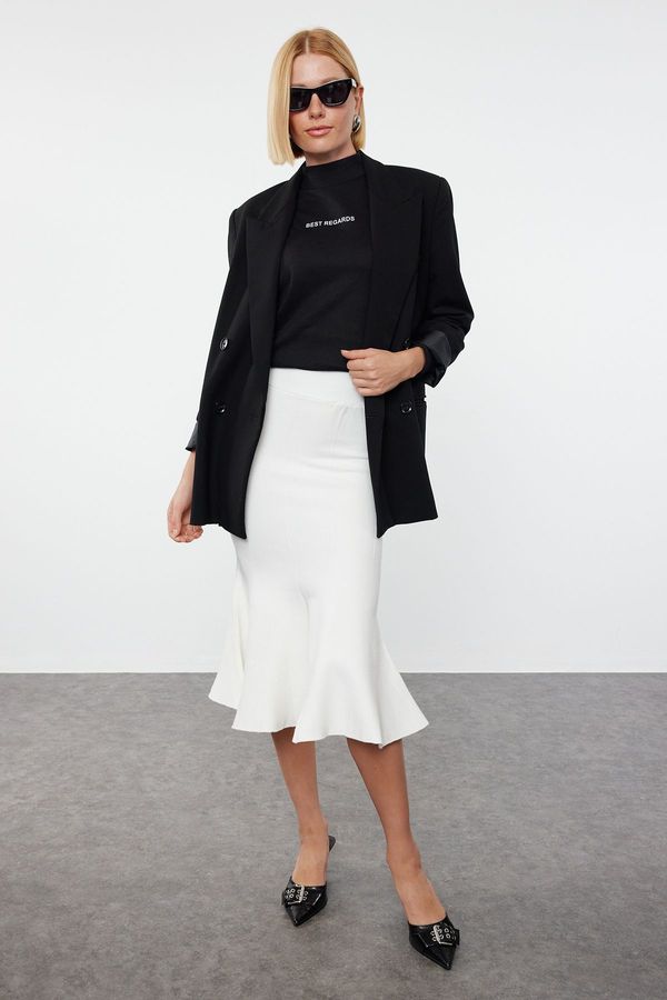 Trendyol Trendyol Bone Premium Quality Midi Length Skirt
