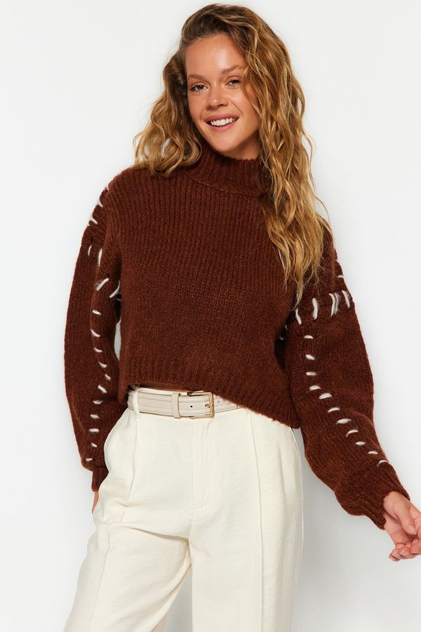 Trendyol Trendyol Brown Knitwear Sweater