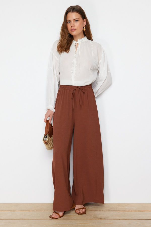 Trendyol Trendyol Brown Loose Leg Woven Pants