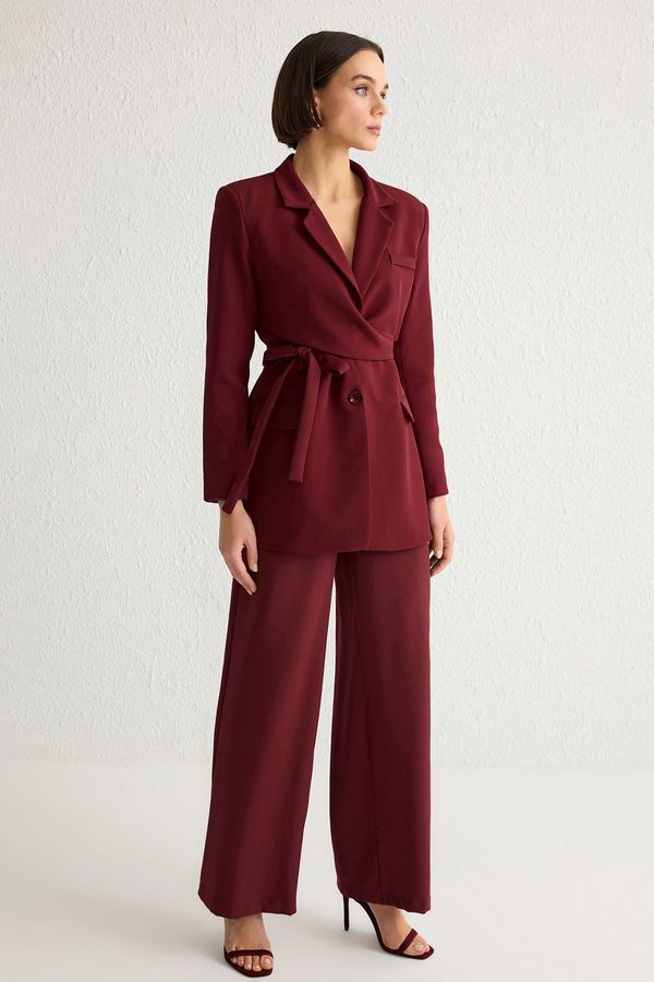 Trendyol Trendyol Burgundy Blazer Jacket