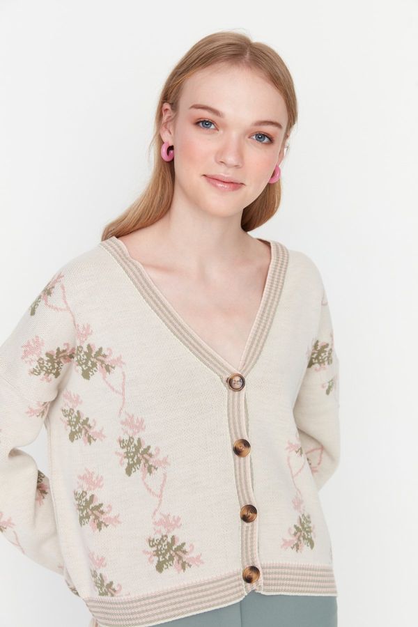 Trendyol Trendyol Cardigan - Beige - Regular fit