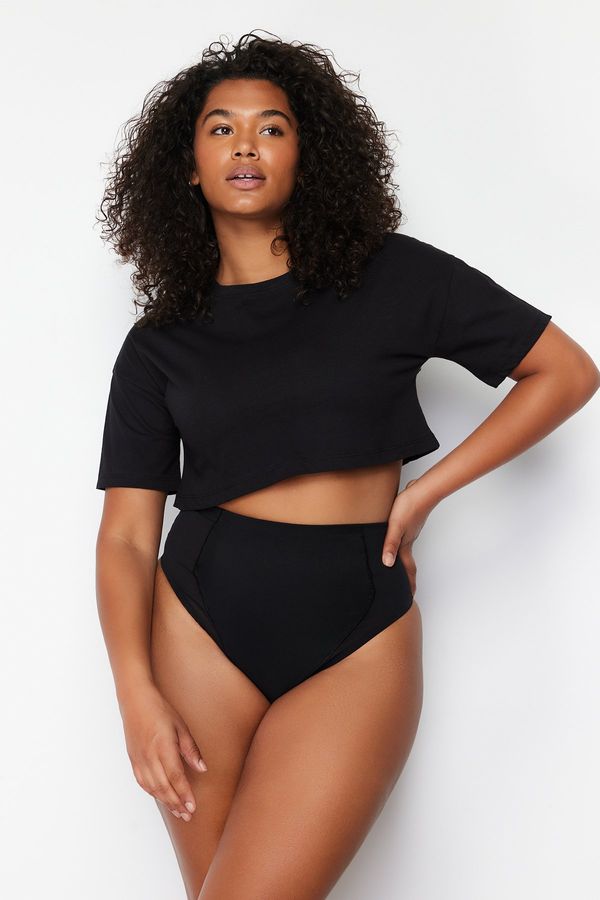 Trendyol Trendyol Curve Black High Waist Briefs